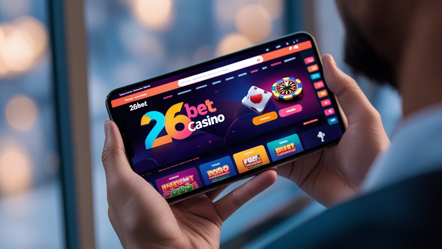 Aplicativo oficial 26bet no celular Android e iOS